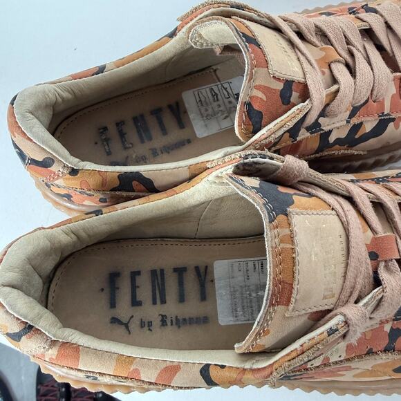 Fenty x Puma The Creepers Athletic Sneakers Women's 8 Brown Camouflage 362341-01 - Picture 9 of 10